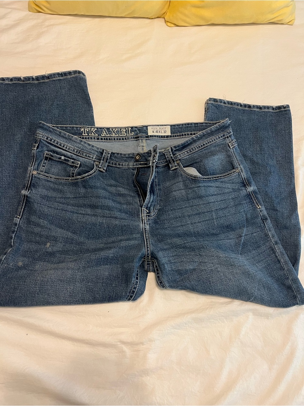 TK AXEL Men's Blue Denim Jeans